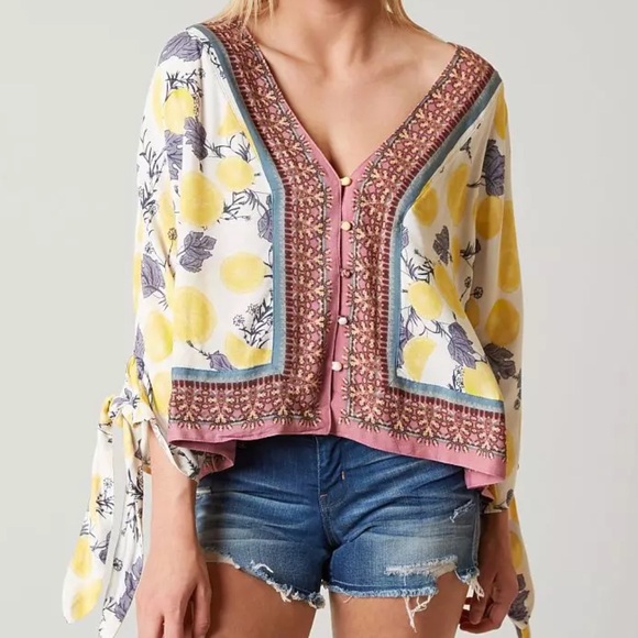 Free People Freshly Squeezed Shirt size Small - Picture 12 of 12